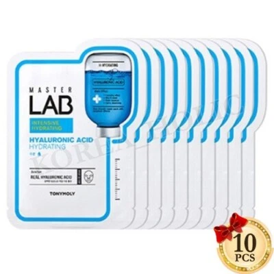 TONYMOLY Master Lab Mask Sheet 19g 10pcs Hyaluronic Acid Hydrating Mask Sheets - Image 1 of 4