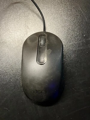 Acer Molduo USB Optical Mouse - Black - Image 1 of 2