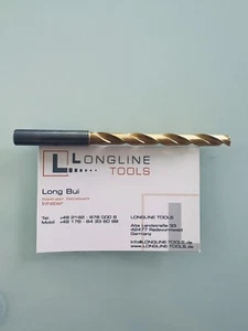 Bohrer 1 x VHM D6,7 IK geschliffen und beschichtet - Picture 1 of 1