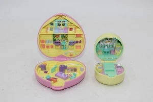Bluebird Vintage Polly Pocket 1991 '50s Diner Ring Case Playset Daycare NO DOLLS - Picture 1 of 8