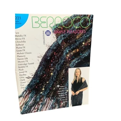 Berroco Simple Pleasures Knitting Pattern Book - Chunky Yarn Scarves & Wraps - Image 1 of 2