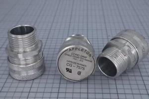*Einzeln* Appleton ALUMINIUM CG-7575 3/4" NPT KABELVERBINDER .750-.875 - Bild 1 von 1