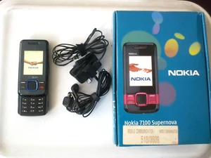 Nokia Supernova 7100 - Black Mobile Phone,(Unlocked) - Zdjęcie 1 z 16