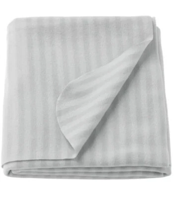 IKEA VITMOSSA Gray Fleece Throw Blanket 47" x 63" NWT Light Kids Adults Pets - Image 1 of 3