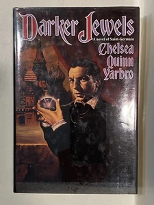 Darker Jewels SIGNED! By Chelsea Quinn Yarbro 1st Ed. 1993 Tor VNTG HC/DJ Horror - Picture 1 of 14