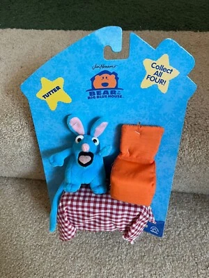 RARE, NEW, 1999 JIM HENSON'S BEAR IN THE BIG BLUE HOUSE TUTTER PLAYHOUSE PALS! - Image 1 of 3