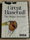 GREAT BASEBALL SEGA MASTER SYSTEM 1 2