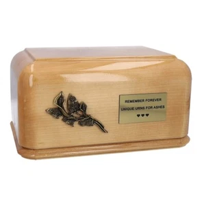 Artistieke Begrafenis Urn Voor As met Boom en Vogels. Unieke crematie-urn - Bild 1 von 9