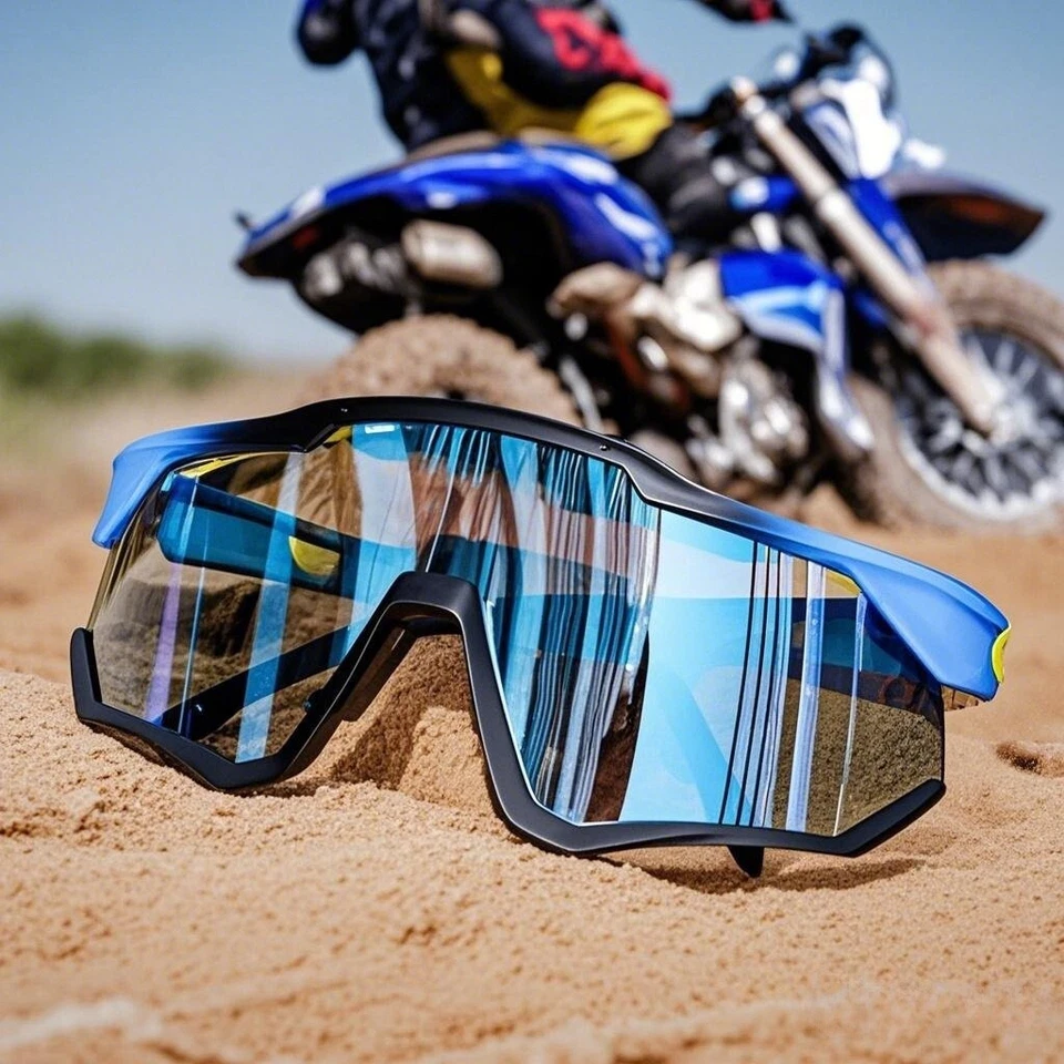 Men's Motorcycle Glasses Windproof Polarized Lightweight for Riding - Image 1 of 3