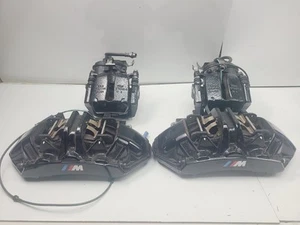 ✅21-25 BMW M3 M4 M5 G80 G82 G83 F90 BLACK BREMBO FRONT & REAR BRAKE CALIPERS OEM - Picture 1 of 9