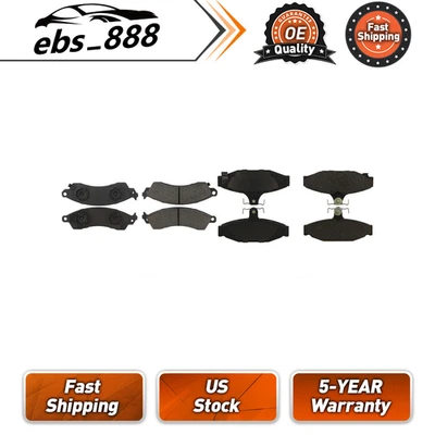 Juego de 2 pastillas de freno de disco delanteras traseras C-Tek para Pontiac Firebird 1988-1991 1992 Foto 1 de 2