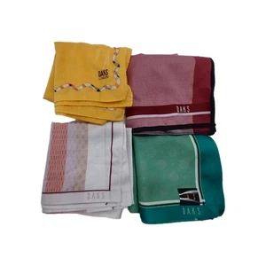Daks Handkerchief Pocket Square  Set Of 4 Multi-colored  - Picture 1 of 9