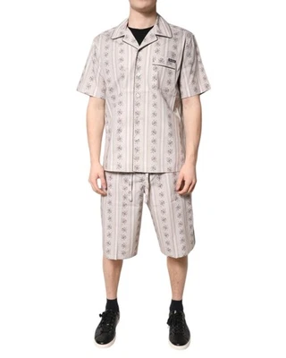 Conjunto de pijama con estampado floral Dolce & Gabbana para hombre beige ropa de dormir Foto 1 de 4