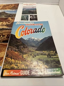 COLORADO Brochure Viaggio Guida Pittorica Montagna Paese delle Meraviglie + 6 Cartoline '70 - Foto 1 di 7