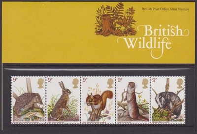 GB QEII 1977 BRITISH WILDLIFE 5 x 9p Post Office Presentation Pack No. 96 - Image 1 of 4