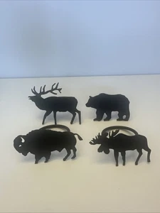 Wildlife Serviettenhalter, rustikal, Metall, Lodge, Bauernhaus - Bild 1 von 5
