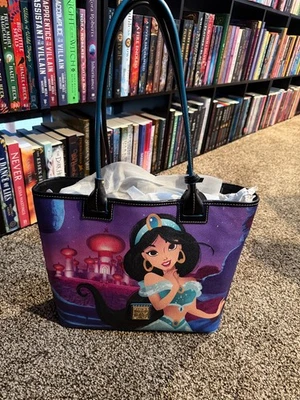 Bolsa tote de jasmim por Dooney & Bourke. MUITO RARO E EXCELENTE ESTADO. - Imagem 1 de 4