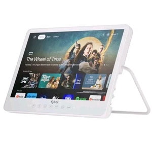 Sylvox/Google TV 15.6'' Portable Smart TV 12 Volt Television, Battery Powered - Picture 1 of 14
