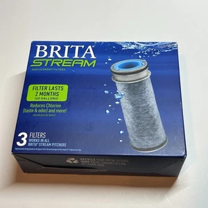 Brita Stream Pitcher Replacment Water Filter 3-Pack - Picture 1 of 1