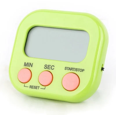 1шт цифровой кухонный таймер 99 минут обратный отсчет магнитный будильник с подставкой - Изображение 1 из 4