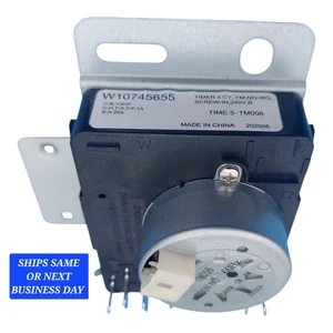 Dryer Timer fits W10745655 PS11731366 Amana Whirlpool Replacement - Picture 1 of 3