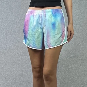 Nike Shorts Girls XL Tempo Dri Fit Running Multicoloured Lined Activewear - Picture 1 of 14