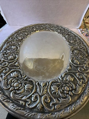 Оловянный сервировочный поднос Wilton Armetale WM Mary 20x16 дюймов декоративное овальное блюдо новый в коробке - Изображение 1 из 4