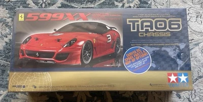 Tamiya Ferrari 599XX TA06 Chassis Assembly Kit . #58506 New in Shrink wrap. - Image 1 of 4