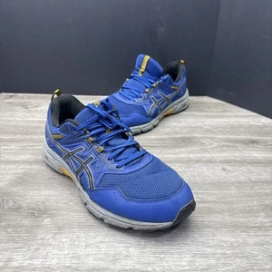 Men's ASICS Gel-Venture 8 Blue Trail Running Shoes Athletic Gym SIZE 10.5 Wide - Picture 1 of 8
