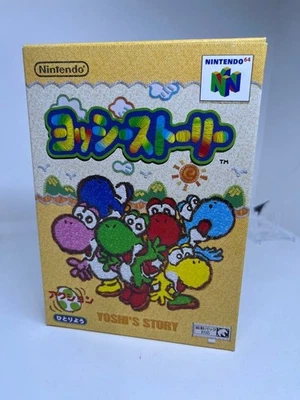 New Sealed Yoshi's Story Nintendo 64 Japan N64 JP Version Action Game Boxed - Image 1 of 4