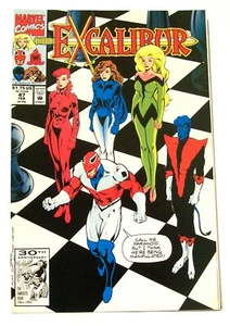 "EXCALIBUR" Ausgabe # 47 (Februar 1992, Marvel Comics) f. ALAN DAVIS Kunst - Bild 1 von 1