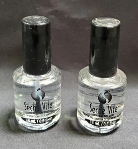 Seche Vite Dry Fast Top Coat for Nail Polish and Manicure .5oz (Pack of 2) - Picture 1 of 3