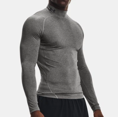 Under Armour Mock Mens - HeatGear Compression Base Layer Top - Black Friday Sale - Image 1 of 4