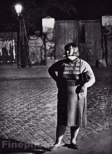 1932/68 Vintage BRASSAI Paris Prostitute Streetwalker Smoking Photo Art 11X14 - Picture 1 of 1