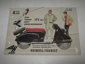 Heinkel Prospekt gelocht englische Sprache 103 A0 - Bild 1 von 3