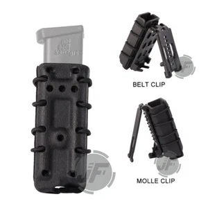 Tactical Hard Shell .45 Magazine Pouch Mag Holster w/ MOLLE / Belt Clip for 1911 - Picture 1 of 14