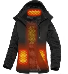 Wulcea Graphene Heated Women's Fur Lined Jacket with Battery Pack Sz 2XL NEW - Picture 1 of 6