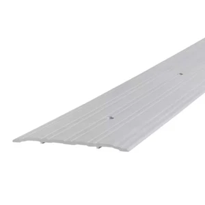 6 In. X 1/4 In. X 36 In. Silver Aluminum Commercial Flat-Profile Threshold | - Picture 1 of 12