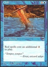 Chill X4 (Tempest) MTG (LP) *CCGHouse* Magic