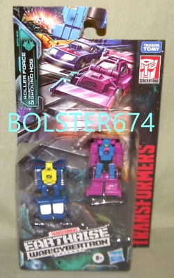 ROLLER FORCE & GROUND HOG Transformers Siege Cybertron Earthrise Micromasters Foto 1 de 4