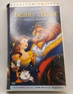 Beauty and the Beast VHS Platinum Edition, Special Edition, Pre-owned, Good Cond - Picture 1 of 3