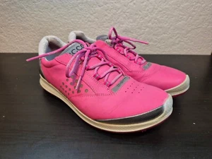 ECCO Biom Hybrid 2 Shoes Perf Spikeless Womens Size 8 US Pink Leather Golf 9.5 - Bild 1 von 12