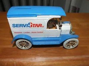 ERTL SERVISTAR 1917 MODEL T VAN BANK #1331 USED V GOOD CONDITION - Picture 1 of 5
