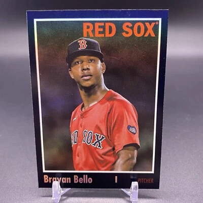 Black Foil! 🚨2024 Topps Archives Brayan Bello Boston Red Sox Foilboard  #194 - Image 1 of 2