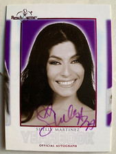 2018 BENCHWARMER HOT FOR TEACHER SHELLY MARTINEZ YEARBOOK PINK AUTOGRAPH CARD