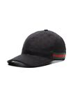 New Gucci Hat Black ,men's/women,canvas Baseball Cap,adjustable,size M