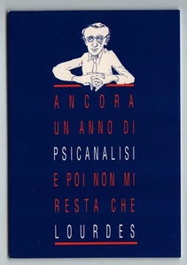 Woody Allen Postcard - Italy - Psychanalysis - Ancora un anno (still one year) - Picture 1 of 2