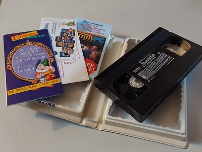 Disney, Snow White and the Seven Dwarfs, Black Diamond big box VHS - Image 1 of 3