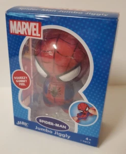 Spider-Man Jumbo Jiggly. Marvel Comics. Squeeze 'em. Stretch 'em. Stress. Fidget - Picture 1 of 3