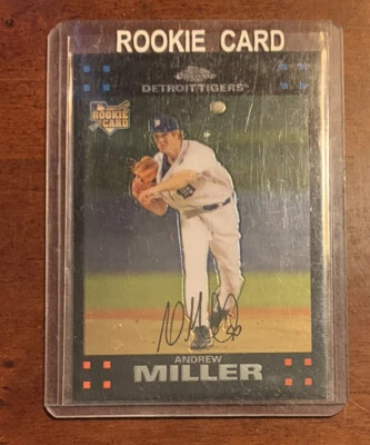 2007 Topps Chrome Andrew Miller #298 Rookie RC - Image 1 of 2